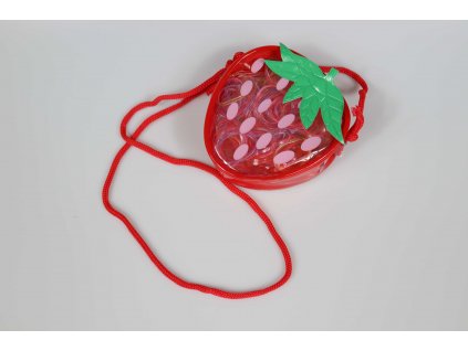 Balení gumiček jahoda červená