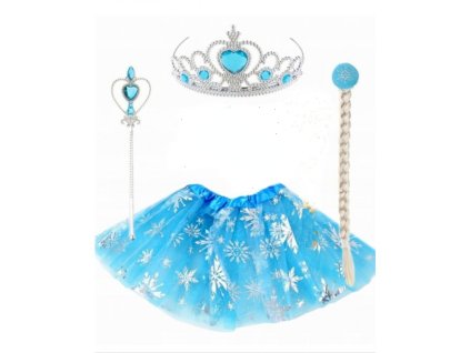 Kostým + doplňky Elza Ledové království