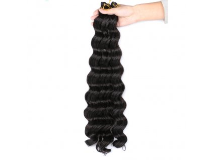 Kanekalon - Deep wave- vlnité copy - bordó