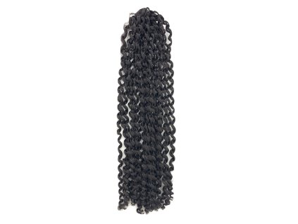Twist crochet - vlnitý kanekalon - hnědá M4