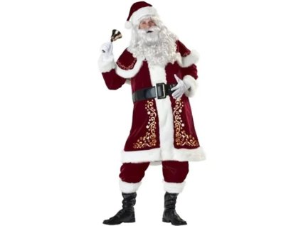 Deluxe Kostým Mikuláš Santa Claus - pro dospělé