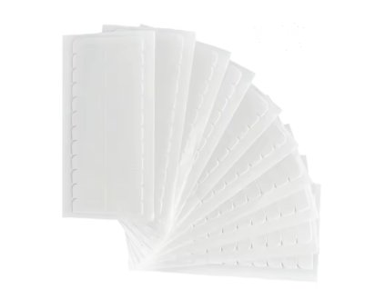 Voděodolné nálepky na LACE paruky