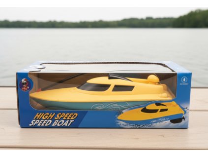 Plovoucí motorový člun - na baterie