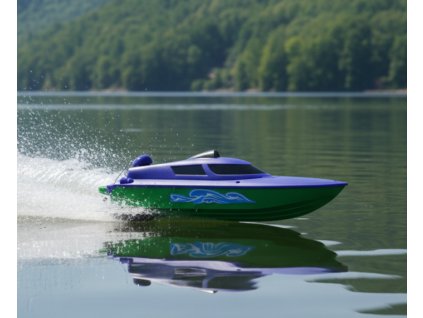 Plovoucí motorový člun - na baterie