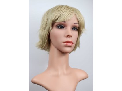 Dagmara - krátká melirovaná blond paruka