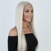 Beatrice - lace front bílá - světlá blond paruka