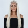 Beatrice - lace front bílá - světlá blond paruka