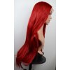 Giada - lace front červená dlouhá paruka