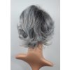 Elena - krátká šedá s černým melírem paruka