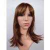 Maria polodlouhá hnědá s melírem paruka