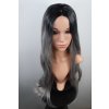 Sylva dlouhá ombré čierna šedá paruka