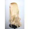 Bella - lace front blond zrzavá ombré vlnitá paruka