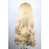 Bella - lace front blond zrzavá ombré vlnitá paruka