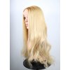 Bella - lace front blond zrzavá ombré vlnitá paruka