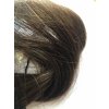 Pánský příčesek s lace krajkou vpředu - tmavě hnědá