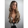 Anita - dlouhá hnědá blond ombre paruka