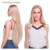 Clip in příčesek - blond s melírem 18H613