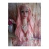 Amanda - lace front dlouhá růžová paruka