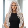 Lucy - lace front bílá - světlá blond paruka