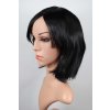 Maine- polodlouhá černá paruka