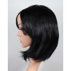 Maine- polodlouhá černá paruka