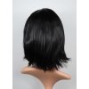 Maine- polodlouhá černá paruka