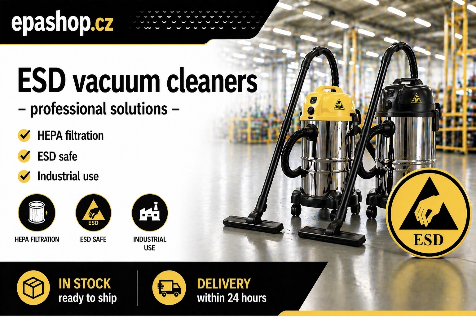 ESD Vacuums - professional solution
