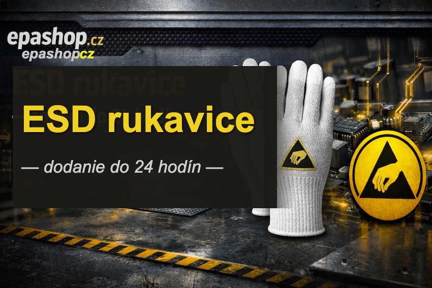 ESD rukavice - dodanie do 24 hodín
