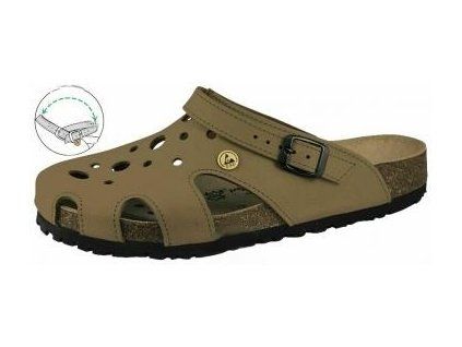 Pánské pantofle AIR - khaki