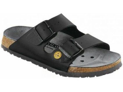 Pantofle Arizona ESD Birko-Flor normální - černé