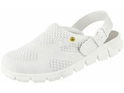 Pantofle s páskem DYNAMIC - bílé (Velikost 36)