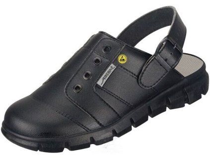 ESD pantofle s páskem DYNAMIC AB-37361 - černé