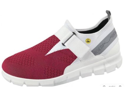 Pantofle dynamic flow - červené / bílé (Velikost 36)