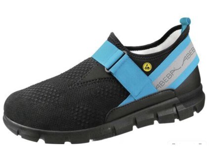 Pantofle dynamic flow - černé / světle modré (Velikost 36)
