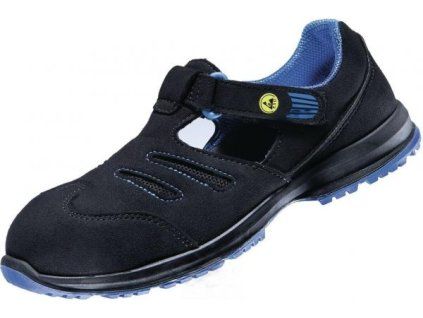 ESD bezpečnostní sandále GX390 Black SB - černá / modrá