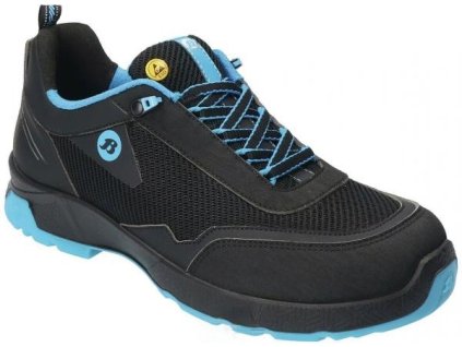 Bezpečnostní obuv SUMM TWO - černá / modrá (Velikost 38)