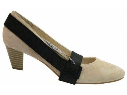 Zemnící patka dámská - černá / šedá