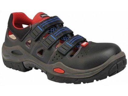 ESD bezpečnostní sandále 3800R RESPIRO - černá / modrá