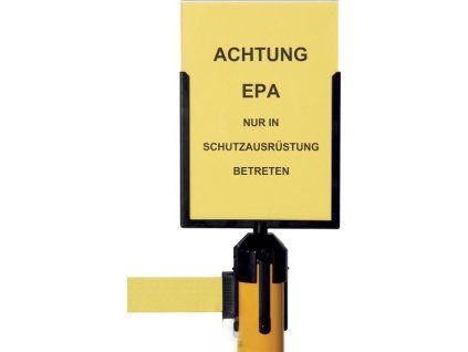 Držák štítku DIN A4