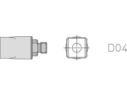 Horkovzdušná tryska D04