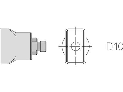Horkovzdušná tryska D10