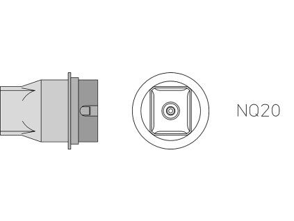 Kulatá tryska NQ 20