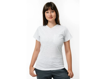 ESD102F T-Shirt kurzarm mit Tasche - weiß