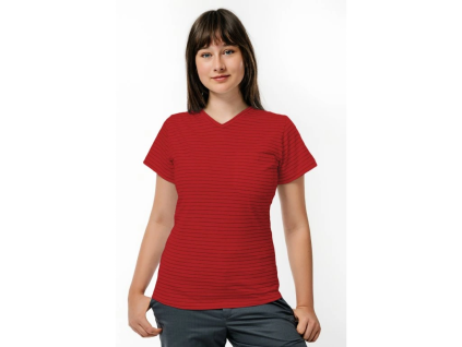 ESD102F T-Shirt kurzarm mit Tasche - rot