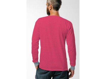 ESD111-V T-Shirt langarm V-Ausschnitt - rosa