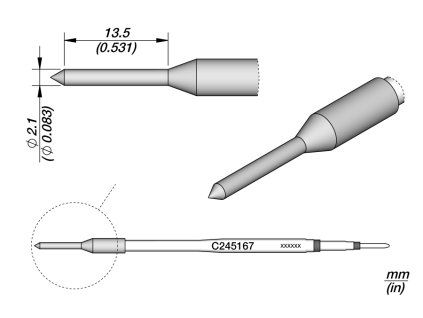 Pájecí hrot JBC C245167