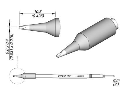 Pájecí hrot JBC C245159E