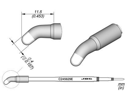 Pájecí hrot JBC C245629E