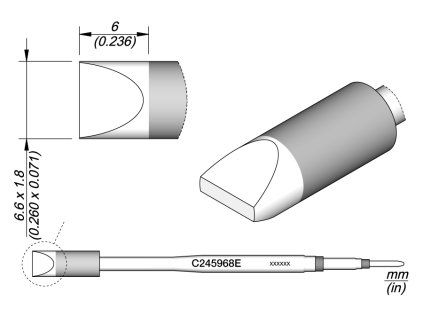 Pájecí hrot JBC C245968E