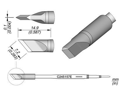 Pájecí hrot JBC C245157E